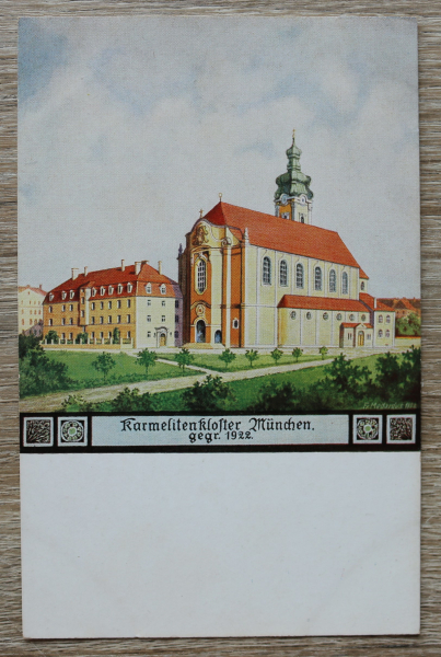 AK München / 1922 / Karmeliten Kloster / Architektur